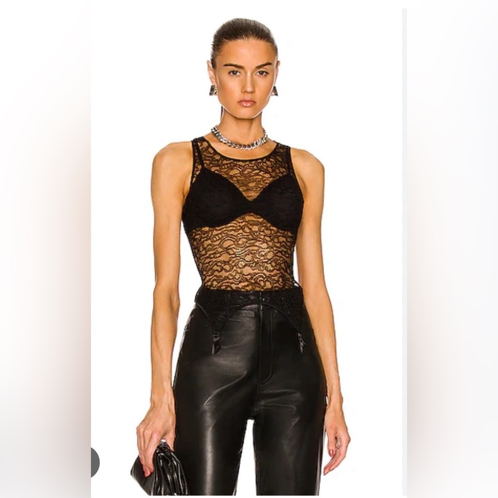 NWT Kiki De Montparnasse Enchante Lace Garter Tank Small